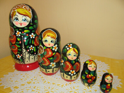Una famiglia di Matrioška 