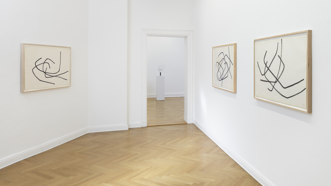 Norbert Kricke und Dieter Krieg, ausstellungsansicht. Mit freundlicher genehmigung der Galerie Friese. Foto von Eric Tschernow