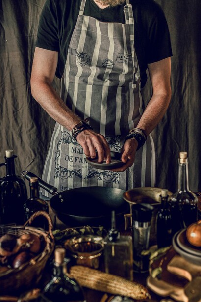 A rustic homemade meal celebrates the simple flavours and comforting traditions of home cooking