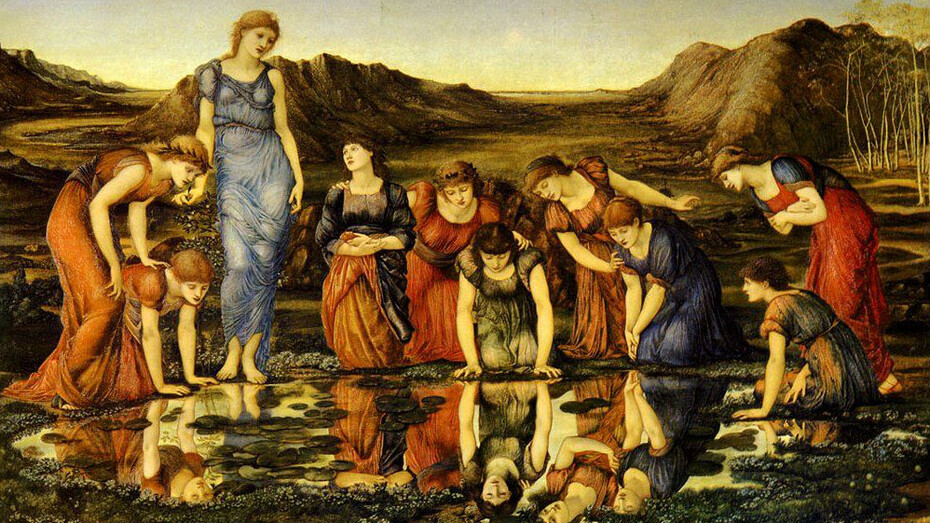 Edward Burne Jones, The Mirror of Venus