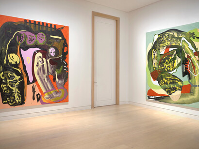 Jana Schröder, M.I.G.H.T., exhibition view. Courtesy of Skarstedt Gallery