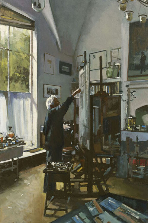 Paul Rafferty, Ken Howard RA in Oriel 30th Oct 