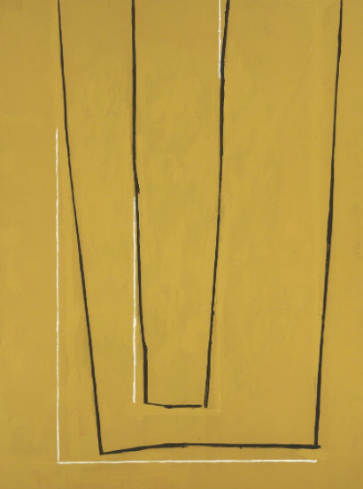 Robert Motherwell, Open in Ochre, 1967-1970. Courtesy of Museum of Fine Arts, Boston