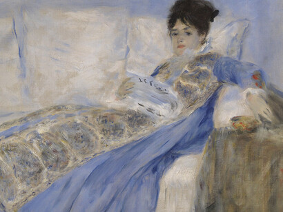 Pierre-Auguste Renoir, Portrait Camille Monet, France, c. 1874. Courtesy of Calouste Gulbenkian Museum 