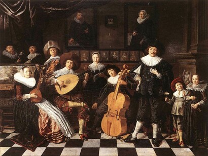 Family Making Music, Jan Miense Molenaar ca. 1635