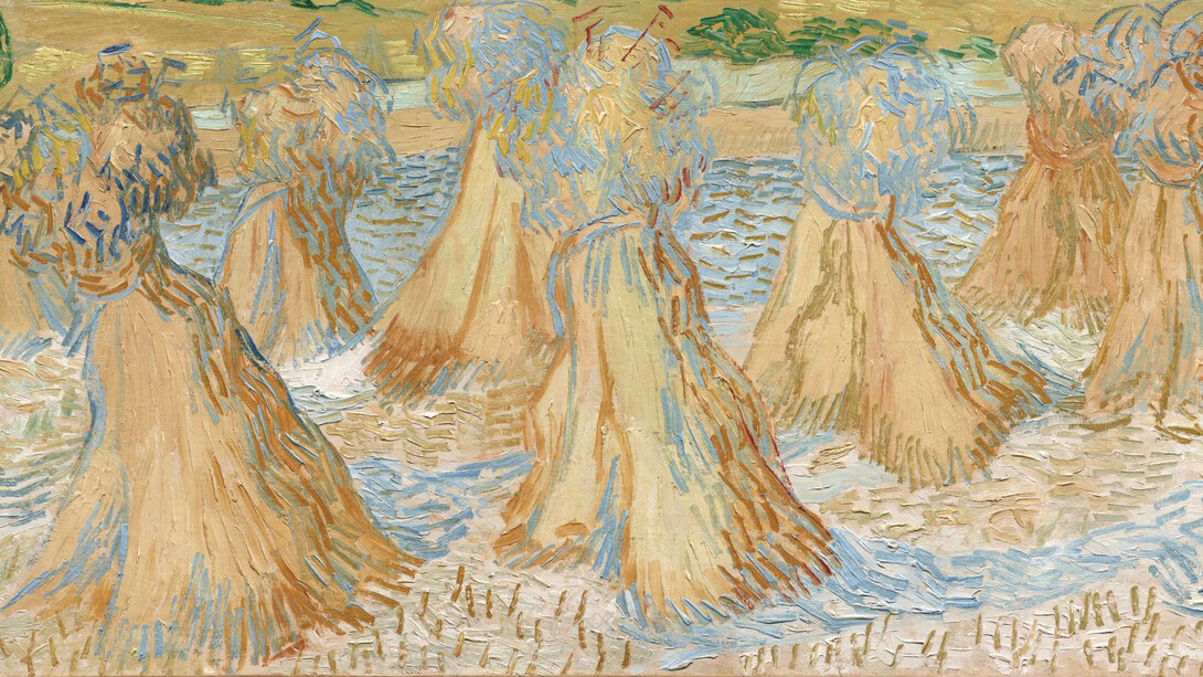 Vincent van Gogh, Sheaves of wheat (detail), 1890. Courtesy of Frist Art Museum