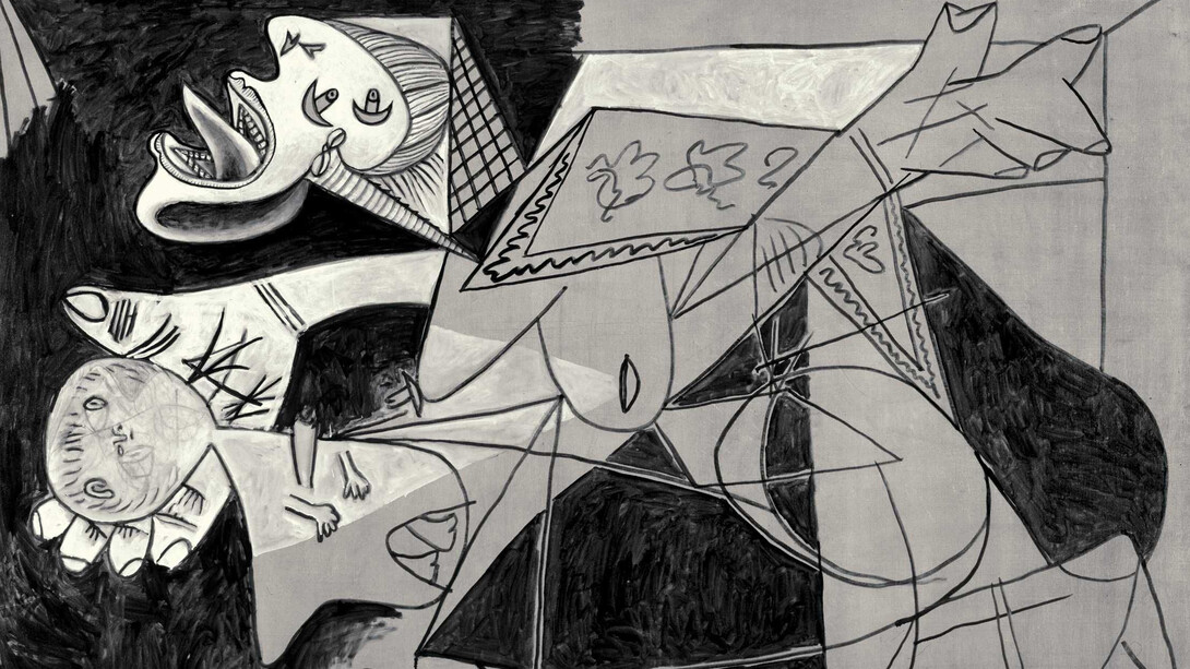 Madre con niño muerto II de Pablo Picasso