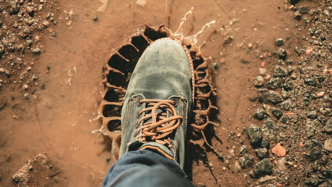 A pegada de quem trilha um caminho 