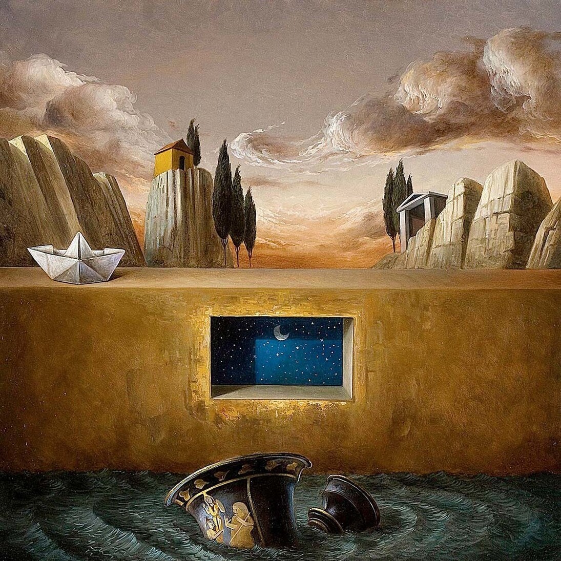 Ciro Palumbo, Vedo un cielo di stelle, 60 x 60 cm