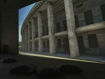 Ausstellungsansicht „Olympia“, Foto: Jens Ziehe, © David Claerbout / VG BILD-KUNST, Bonn, 2016