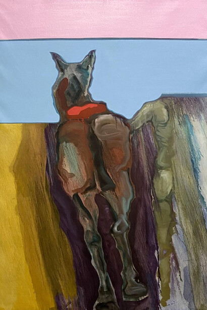 Johannes Kofler, A.Q. der Gute (danke lieber Cervantes), 2023. Courtesy of Galerie Elisabeth & Klaus Thoman