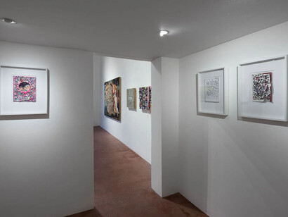 David Daigle, The death of beauty, exhibition view. Courtesy of Track 16 Gallery