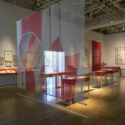 El tiempo entre nosotros, vista de exhibición. Cortesía del Museo de la Memoria y los Derechos Humanos