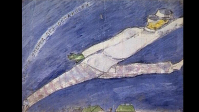 Marc Chagall, En avant, en avant ([1918]). Courtesy of Centre Pompidou