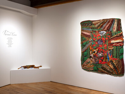 Various artists, Thread lines, exhibition view. Courtesy of Goya Contemporary