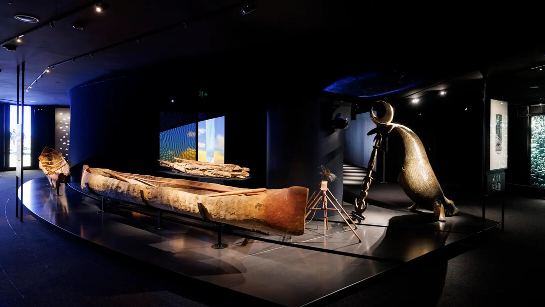 Shaped by the sea, exhibition view. Courtesy of the Australian National Maritime Museum