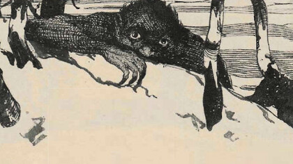 Ilustración de Leshy, espíritu del bosque de la mitología eslava que protege la naturaleza y castiga o recompensa según el comportamiento humano