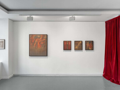 Fabien Adèle, Cycles, vue de l’exposition. Avec l’aimable autorisation d'Almine Rech