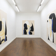 Édouard Nardon, The distant smell of a black locust, the silent dance of a ghost in
the visiting room, exhibition view. Courtesy of The Address Gallery