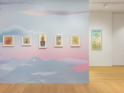View of Chiho Aoshima’s exhibition Our Tears Shall
Fly Off into Outer Space at Perrotin Hong Kong,
2020
Photo: Ringo Cheung
©Chiho Aoshima/Kaikai Kiki Co., Ltd. All Rights
Reserved. Courtesy of Perrotin