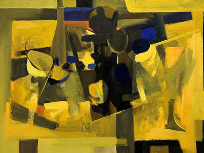 Lionel Gilbert, Dark zone, c. 1968. Courtesy of Carrie Haddad Gallery