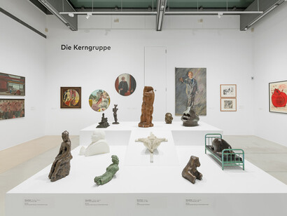 Wirklichkeit als haltung. Wiener realismus nach 1950, ausstellungsansicht. Mit freundlicher genehmigung des Musa Museums