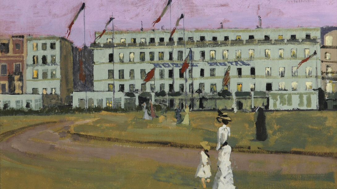 Walter Sickert, L’Hôtel Royal, Dieppe, 1894, oil on canvas, 50.2 x 61 cm, Museums Sheffield