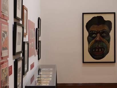 Germán List Arzubide, En las letras está la vida, vista de exhibición. Cortesía del Museo Nacional de Arte