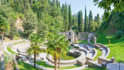 Laghetto delle Danze B, Vittoriale degli Italiani, Gardone Riviera (BS), Italia