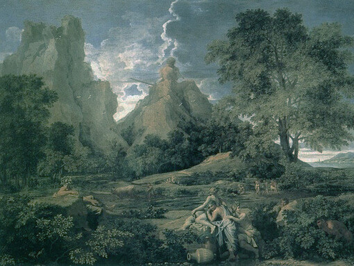 Nicolas Poussin, Paesaggio con Polifemo
