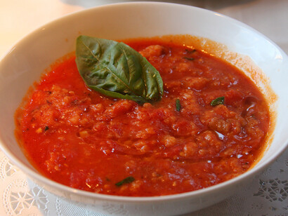 Tuscan Tomato Soup at Locanda Positano © Muy Yum at flickr