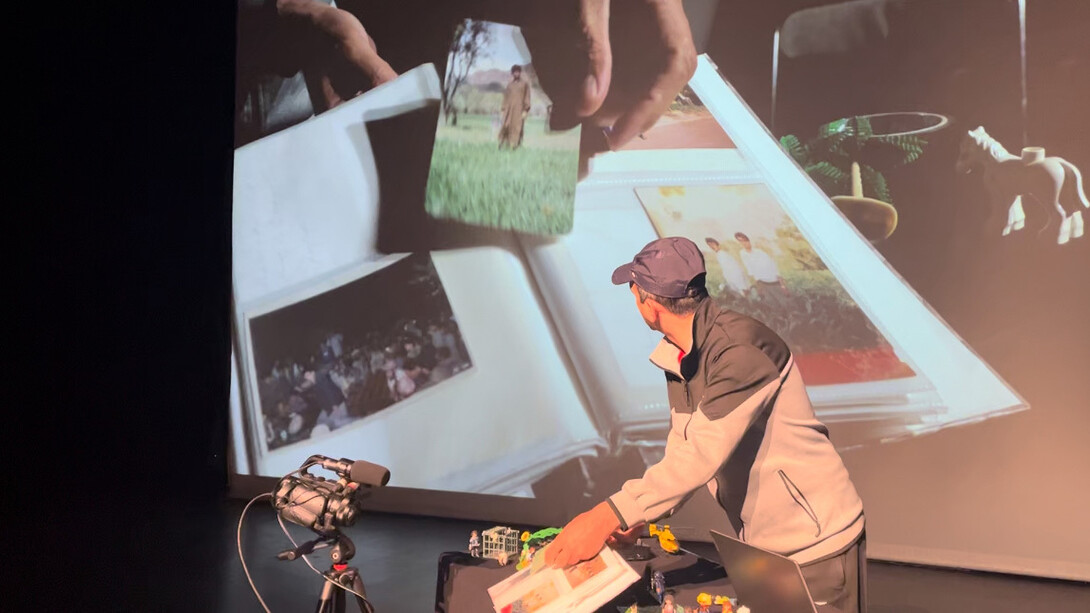 Wanderer. Une larme échappée des fleuves afghans. Avec l'aimable autorisation du Théâtre de La Criée