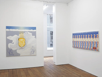 Andrew Heard, I want to be good, exhibition view. Courtesy of Amanda Wilkinson