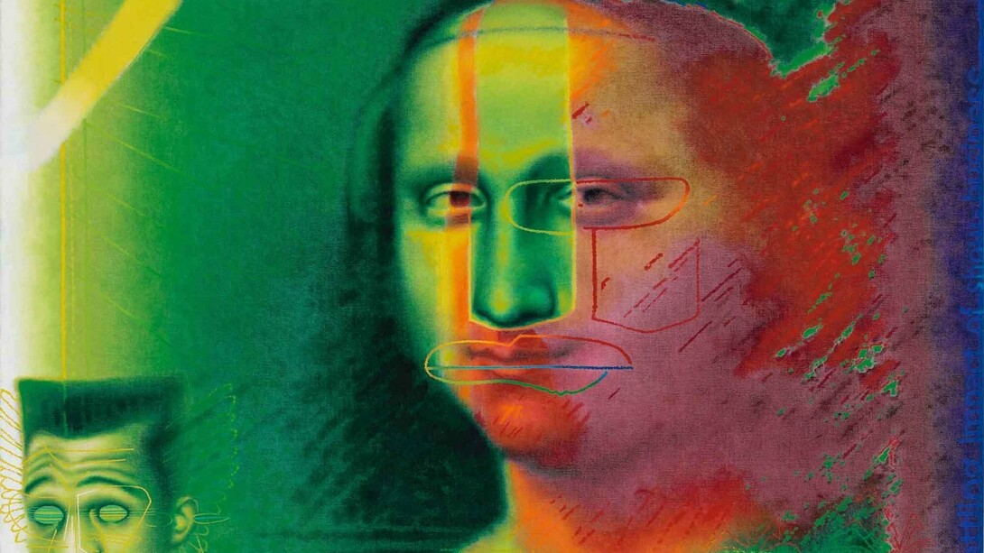 Ed Paschke (1939‒2004), Voulez-Vous Danser? (Would You Like to Dance?), 1989, Oil on linen, 173 x 203 cm, Hall Collection, courtesy of Hall Art Foundation © Ed Paschke
