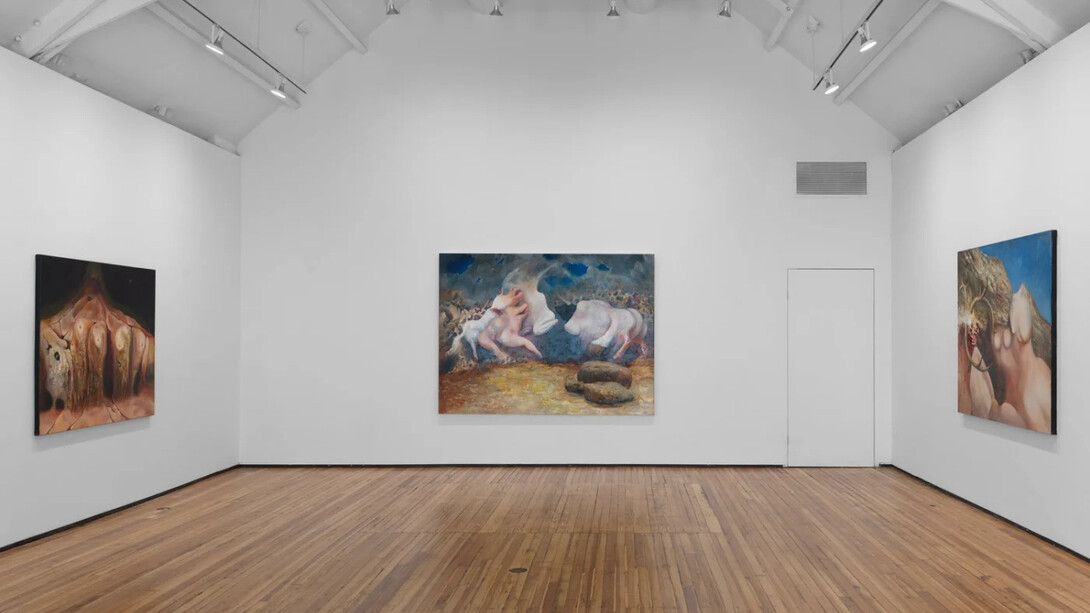 Danny Moynihan, In praise of limestone, exhibition view. Courtesy of Nathalie Karg Gallery 