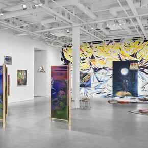 Sophie von Hellermann, Moonage, exhibition view. Courtesy of Pilar Corrias Gallery