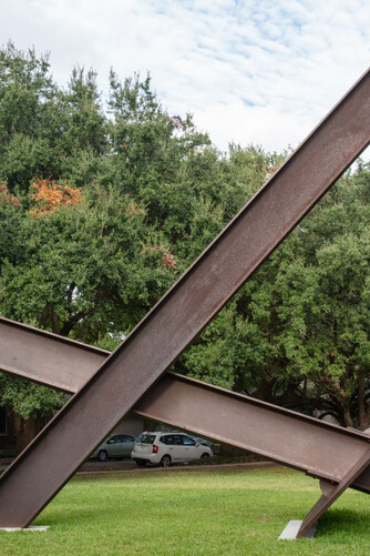 Outdoor Sculpture at the Menil. Courtesy of Menil