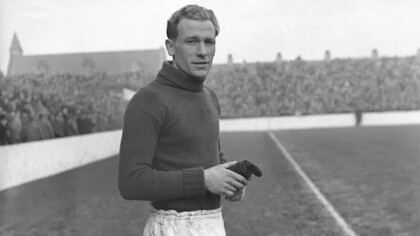 Bert Trautmann nel 1949, portiere e allenatore tedesco (1923-2013)