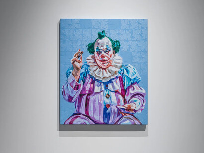 Elias Izoli, Inside out '25, exhibition view. Courtesy of Ayyam Gallery