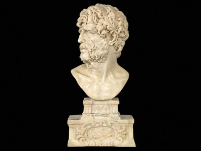 Busto de Séneca atribuido a Giuliano Finelli, s. XVII, Museo del Prado, Madrid