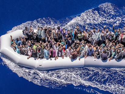 Migrants arriving to Italy
