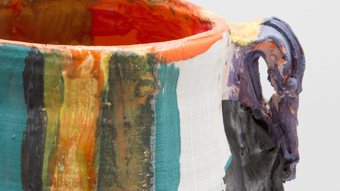 Roger Herman, Untitled Rh 2014, detail, 2014, Glazed Stoneware, H26.6 D17.8 cm / H10.5 D7 in, Unique, Courtesy Carpenters Workshop Gallery