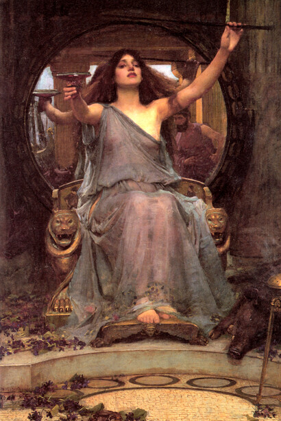 J.W. Waterhouse, Circe offre la coppa a Ulisse