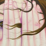 Karolina Jabłonska, Windy portrait (detail), 2024. Courtesy of Museum der bildenden Künste Leipzig