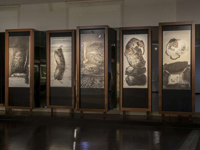 Adapted sceneries, vista della mostra. Per gentile concessione del Museo d’Arte Orientale