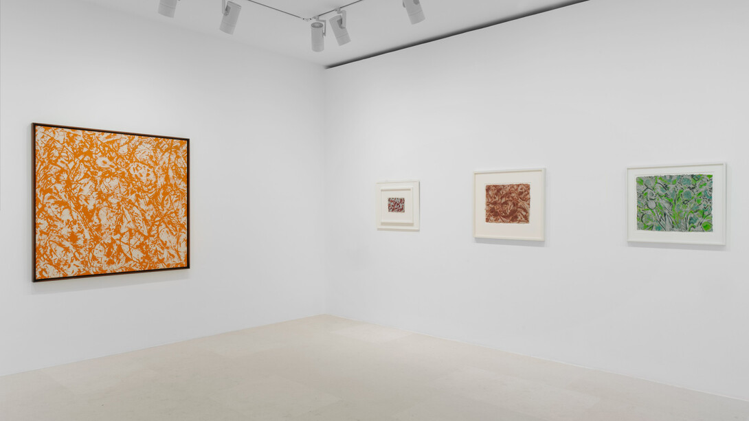 Lee Krasner, Works from the 1960s, exhibition view. Courtesy of Gagosian Gallery
