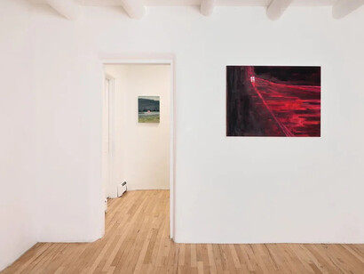 Nancy Friedland, Call when you get there, exhibition view. Courtesy of smoke the moon