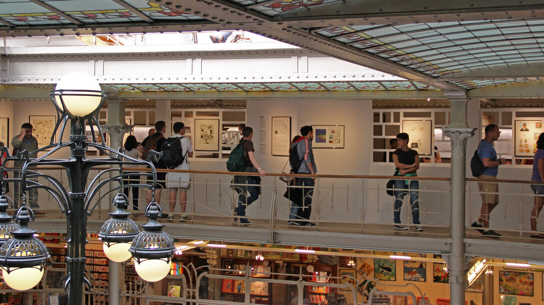 The art of comic strip. Courtesy of Comics Art Museum