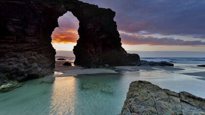 Ribadeo, Luego. Playa de las Catedrales