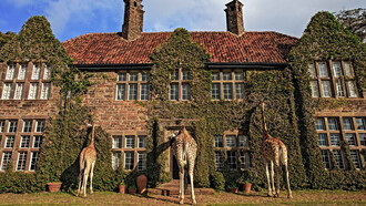 Hotel Giraffe Manor ubicado en Nairobi, Kenia